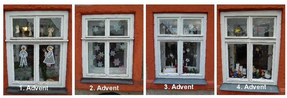 Adventsfenster im Reichenbach-Haus